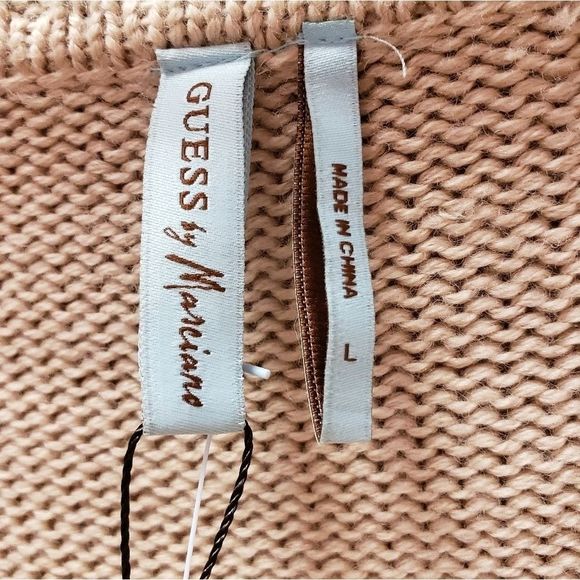 NWT 🤎 GUESS by Marciano Beige Sweater Size Large - Picture 5 of 9